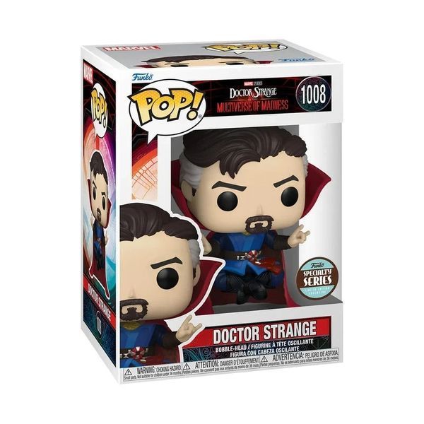 Фігурка Funko Pop Фанко Поп Доктор Стрендж мультивсесвіт безумства Doctor Strange 10 см DS 1008 1696834139 фото