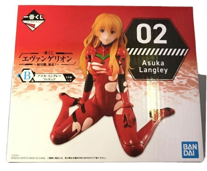 Фигурка Bandai Evangelion Asuka Langley Евангелион Аска Лэнгли 12 см EVA AL 01 EVA AL 01 фото