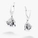 Серьги серебряные Пташка-Заряница Ametist 925 Zircon 2911958740 фото 1