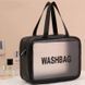 Прозрачная сумка-косметичка Washbag Big Black 30 см 2581149429 фото 1