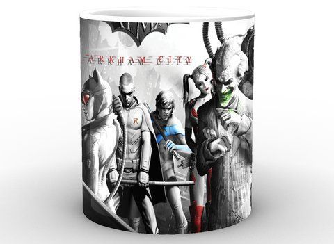 Кружка GeekLand біла Бетмен Batman Бетмен жителі готем-сіті BM.02.025 фото
