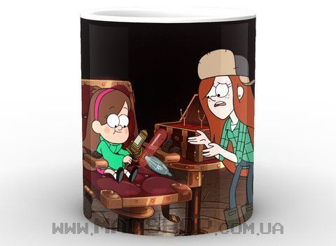 Кружка Гравити фоллз мейбл и венди GF.02.34 фото
