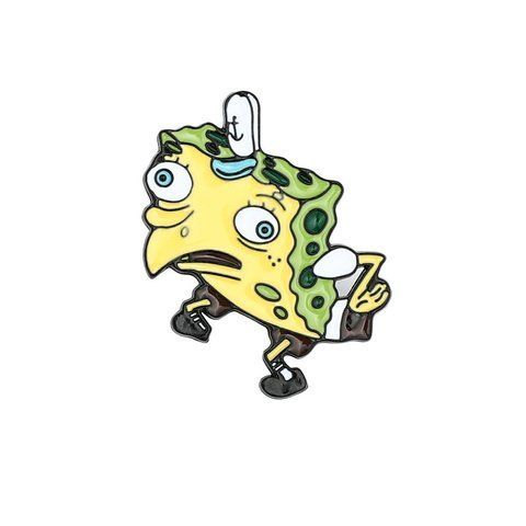 Значок&nbsp;Губка Боб Квадратные Штаны Спанч Боб SpongeBob Squarepants CH SB S 01 1997927600 фото