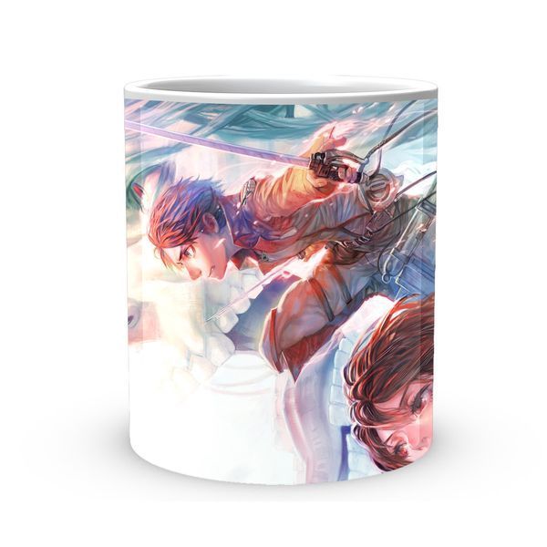 Кружка GeekLand Атака Титанов Attack on Titan Эрен Микаса Армин в бою AT.02.71 AT.02.71 фото