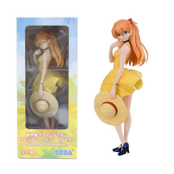Фігурка Sega Євангеліон Аска Ленглі Сорью Evangelion Asuka Langley Sohryu Summer Dress 22 см S E AL SD 22 S E AL SD 22 фото
