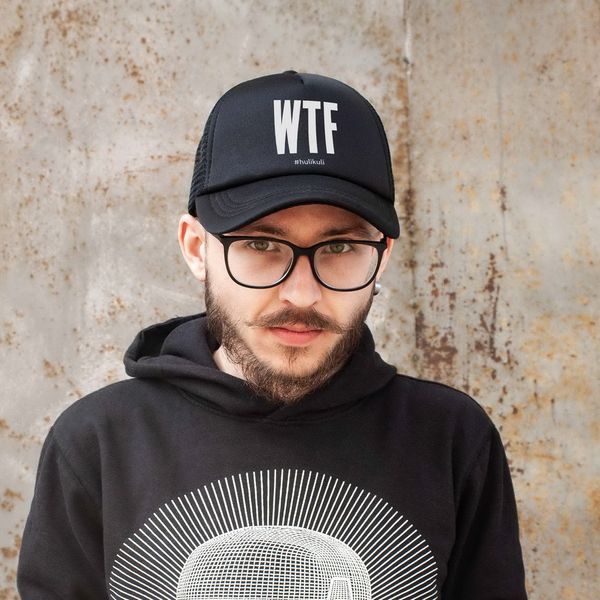 Кепка "WTF", Черный, английский 2603862626 фото