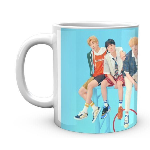 Кружка GeekLand&nbsp;Bangtan Boys BTS Яскраво-блакитний фон Турніки CP 04.473.948 1757908122 фото
