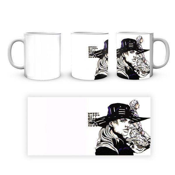 Кружка GeekLand JoJo's Bizarre Adventure Невероятные приключения ДжоДжо:Гонка Стальной Шар JJSBR 02 JJSBR 02 фото
