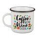 Кружка Camper Coffee now, wine later 125515 фото