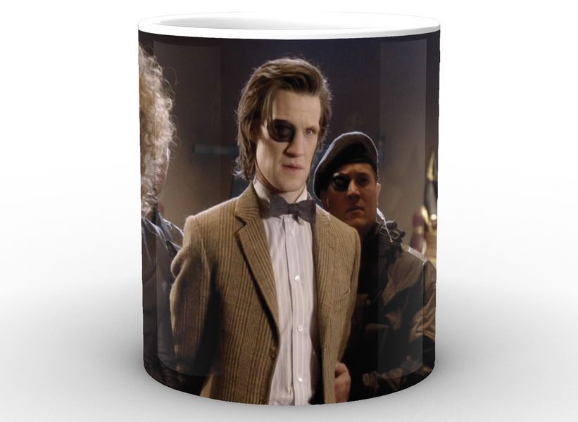 Кружка GeekLand белая Доктор Кто Doctor Who Доктор кто закрытый глаз DW.02.023.200 1757920441 фото