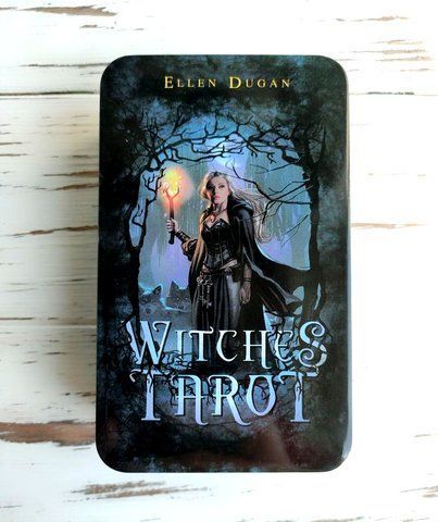 Карти Таро Відьм Witches Tarot Чаклунське таро в металевій коробці 2569399738 фото