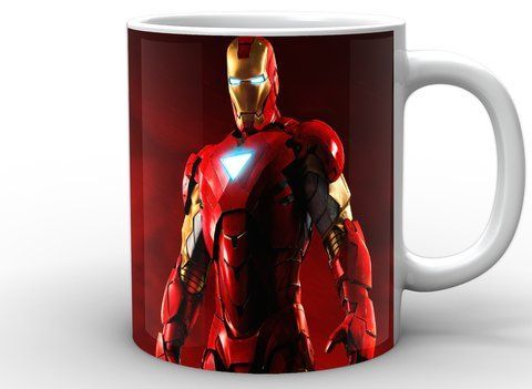 Кружка GeekLand белая Iron Man Железный Человек в костюме IM.02.051 1757923125 фото