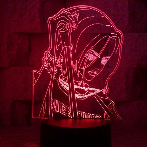 Акриловый 3D Светильник RGB Нана Nana 18 см 3038965748 фото