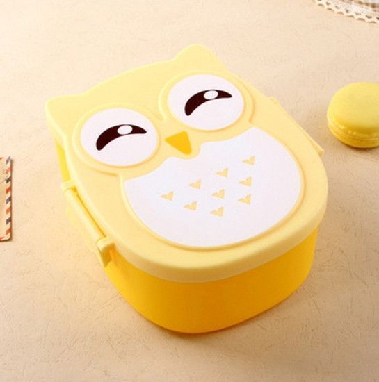 Детский ланч бокс Bento Совушка Желтый 109275 фото