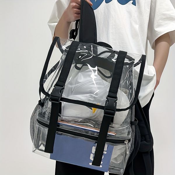 Рюкзак Прозорий Clear Backpack 30х40х12 3052022739 фото