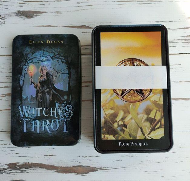 Карти Таро Відьм Witches Tarot Чаклунське таро в металевій коробці 2569399738 фото
