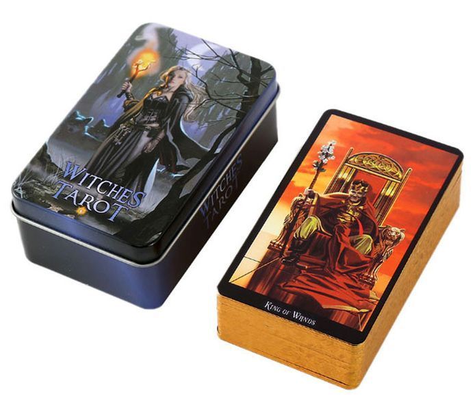 Карти Таро Відьм Witches Tarot Чаклунське таро в металевій коробці 2569399738 фото