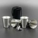 Набор черная фляга с рюмками "Кровь врага" , Крафтовая коробка 2603903568 фото 3