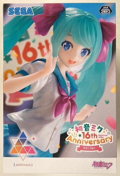 Фігурка Sega Luminasta Хацуне Міку Hatsune Miku 16th Anniversary 17 см SL HM 16A SL HM 16A фото