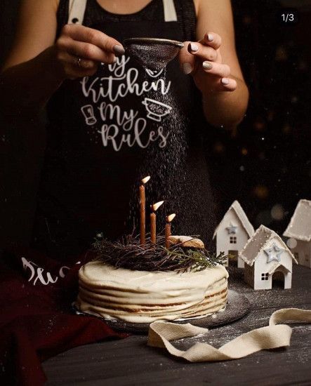 Фартук My Kitchen My Rules (Черный) 124381 фото