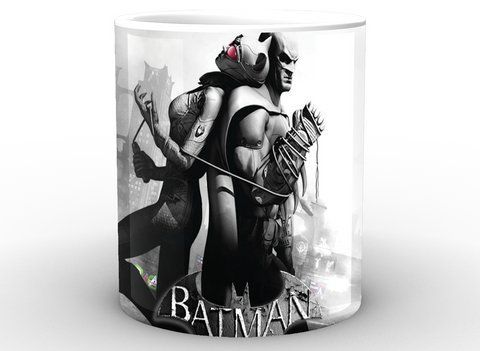 Кружка GeekLand біла Бетмен Batman Бетмен кішка та бетмен BM.02.030 BM.02.030 фото