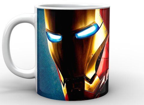 Кружка GeekLand белая Iron Man Железный Человек тони старк IM.02.052 1757923126 фото