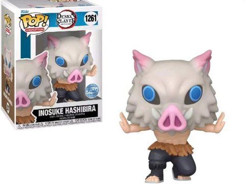 Фигурка Funko Pop Клинок рассекающий демонов Иноске Хашибира Demon Slayer Inosuke Hashibira 10 см FP DS IH 126 2494381041 фото
