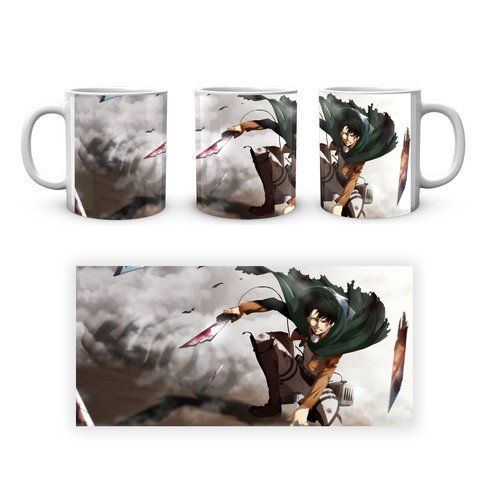 Кружка GeekLand Attack on Titan Атака Титанов Леви AOT 002.19 AOT 002.19 фото