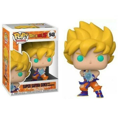 Фигурка Funko Pop Фанко Поп&nbsp;Жемчуг Дракона Супер Саян Гоку Dragon Ball Z Super Saiyan Goku 10см DBZ SSG 948 2739262503 фото