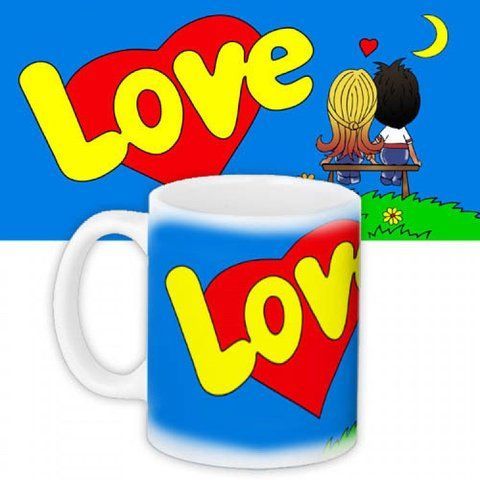 Чашка blue Love is... 125517 фото