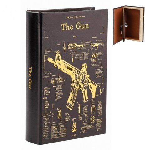 Книга-тайник сейф The Gun для денег и ценностей, 26 см 2807958380 фото