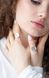 Кільце античне срібне Робінія 925 Флора 17 розмір 113-11502S-5099k фото 6