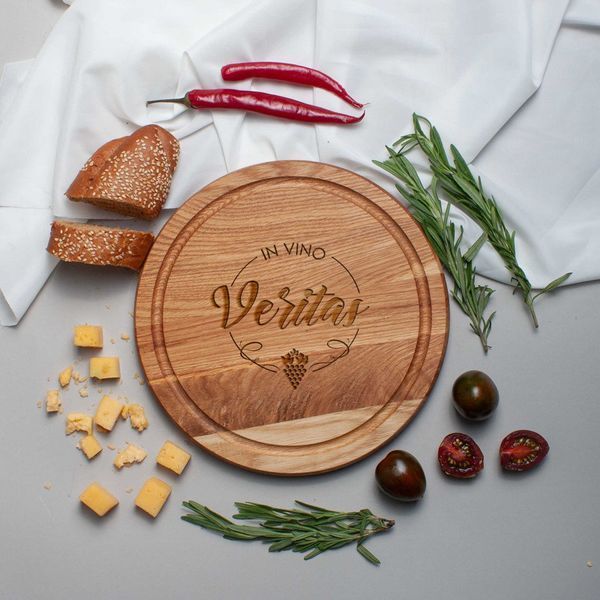 Доска для нарезки "In vino veritas", 30 см, английский 2603936300 фото