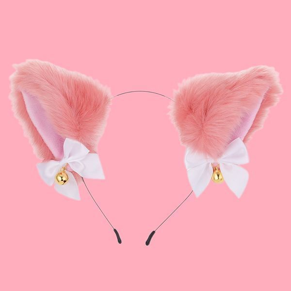 Косплей аксесуар Cat ears Котячі вушка рожеві AC CE 01 AC CE 01 фото