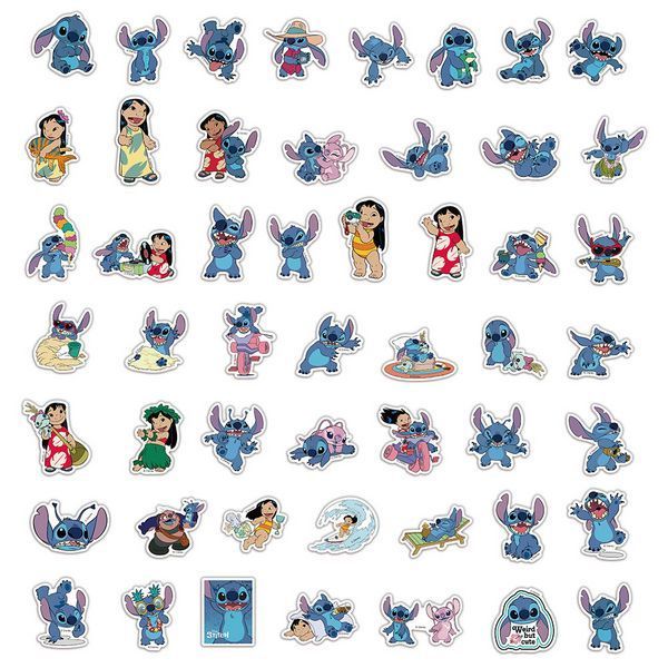 Стикерпак Стич Набор наклеек GeekLand Stitch 50 штук 2881878556 фото