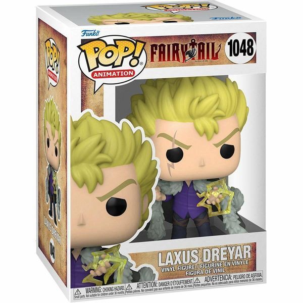 Фигурка Фанко Поп Хвост Феи Лаксус Дреяр Funko Pop Fairy Tail&nbsp;Laxus Dreyar 10 см FT 1048 FT 1048 фото