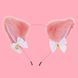 Косплей аксесуар Cat ears Котячі вушка рожеві AC CE 01 AC CE 01 фото 2