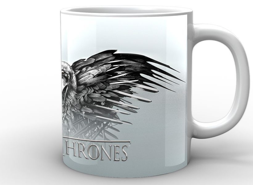 Кружка GeekLand Game of Thrones Игра Престолов ворон с лого GT.02.034 GT.02.034.378 фото