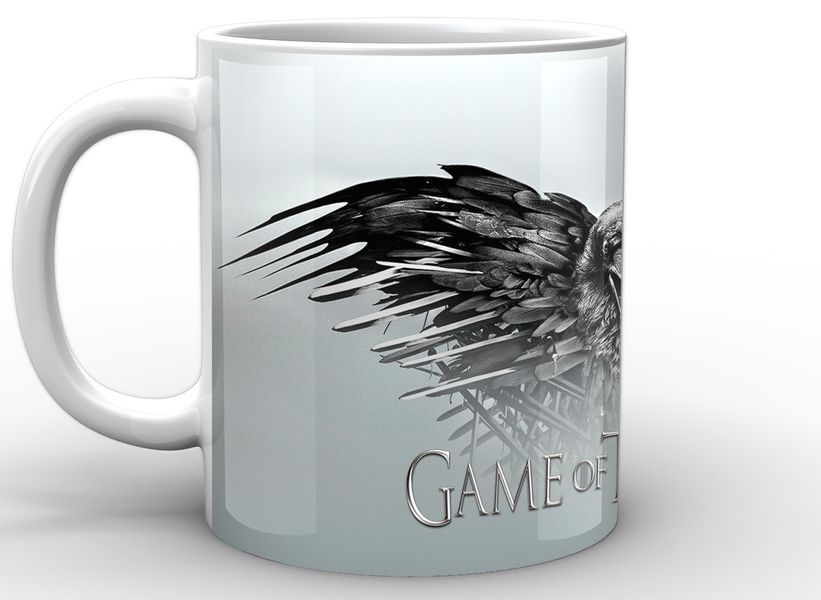 Кружка GeekLand Game of Thrones Игра Престолов ворон с лого GT.02.034 GT.02.034.378 фото