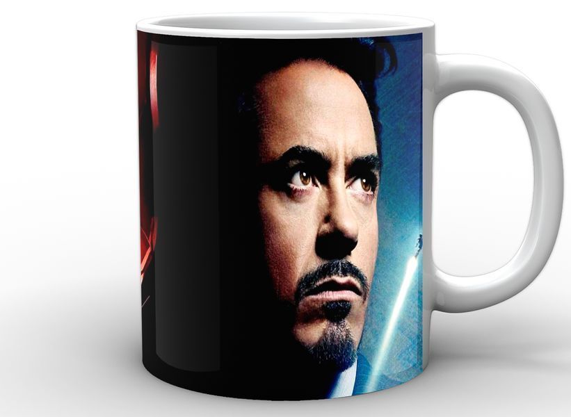 Кружка GeekLand біла Iron Man Залізна Людина тоні старк IM.02.052 1757923126 фото