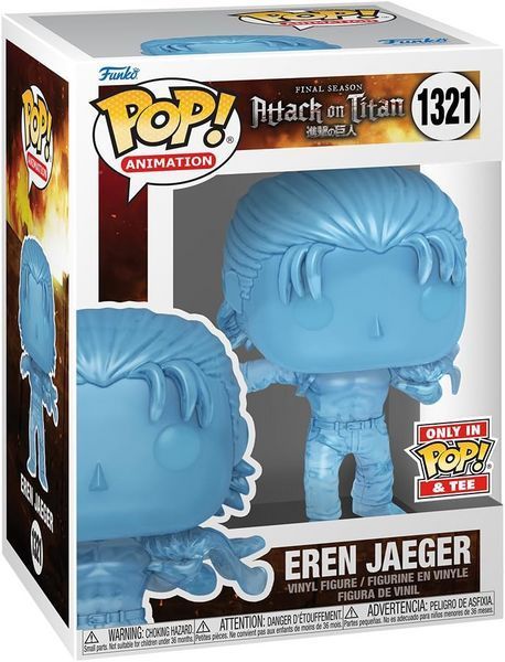 Набор Funko Pop Tee Set Атака титанов Эрен Attack on Titan Eren with Marks 10 см FP AT E L 2504221964 фото