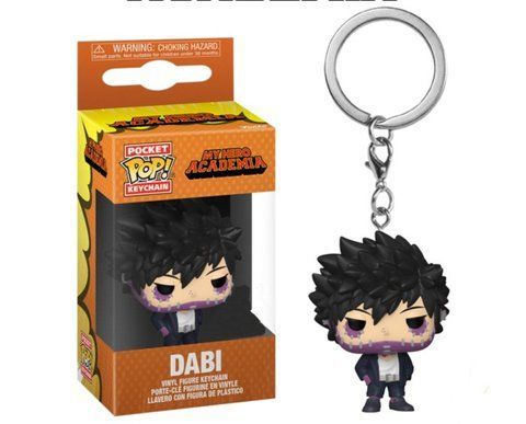 Фигурка брелок Funko Pop Моя геройская академия Тойя Тодороки My Hero Academia Dabi 4 см FP K MHA D 03 FP K MHA D 03 фото