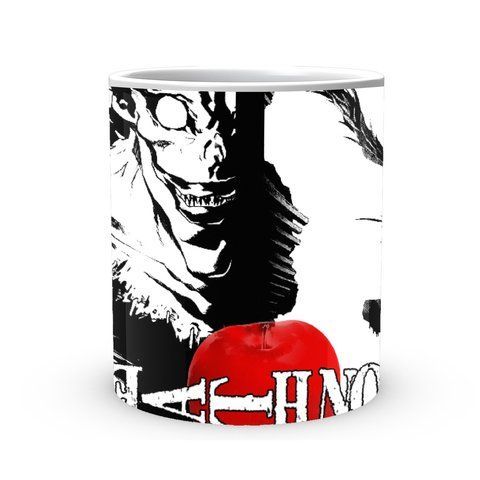 Кружка чашка Death Note Тетрадь Смерти Рюк Черно-белый С яблоком CP 03.380.555 CP 03.380.555 фото