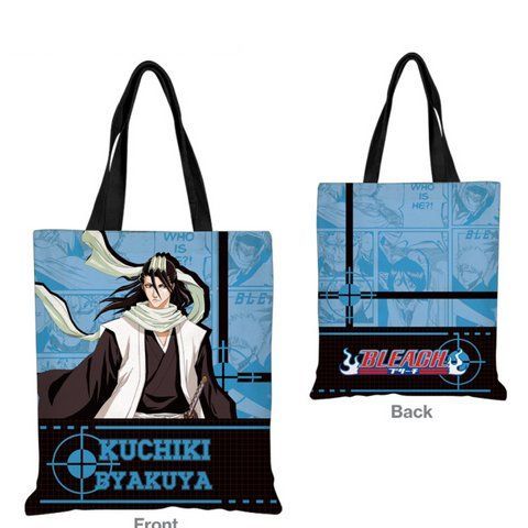 Шопер екосумка Б'якуя Bleach Byakuya Kuchiki 36 х 33 см двосторонній 3017092080 фото