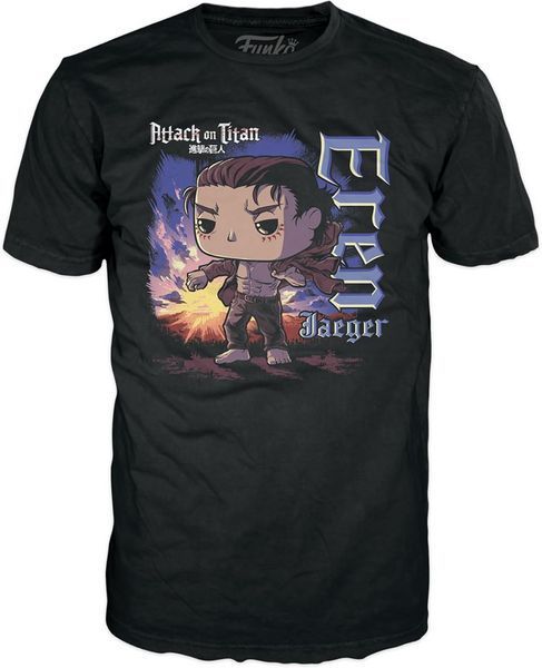 Набор Funko Pop Tee Set Атака титанов Эрен Attack on Titan Eren with Marks 10 см FP AT E L 2504221964 фото