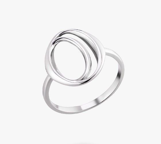 Кольцо серебряное Легенда 925 Rhodium 18.5 размер 2564746456 фото
