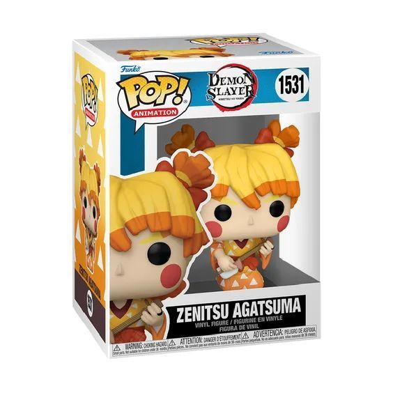 Фигурка Funko Pop Клинок рассекающий демонов Зеницу Агацума Demon Slayer Zenitsu Agatsuma 10 см FP DS ZA 1531 FP DS ZA 1531 фото