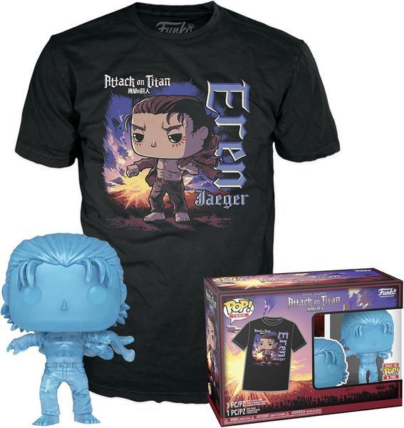 Набор Funko Pop Tee Set Атака титанов Эрен Attack on Titan Eren with Marks 10 см FP AT E L 2504221964 фото