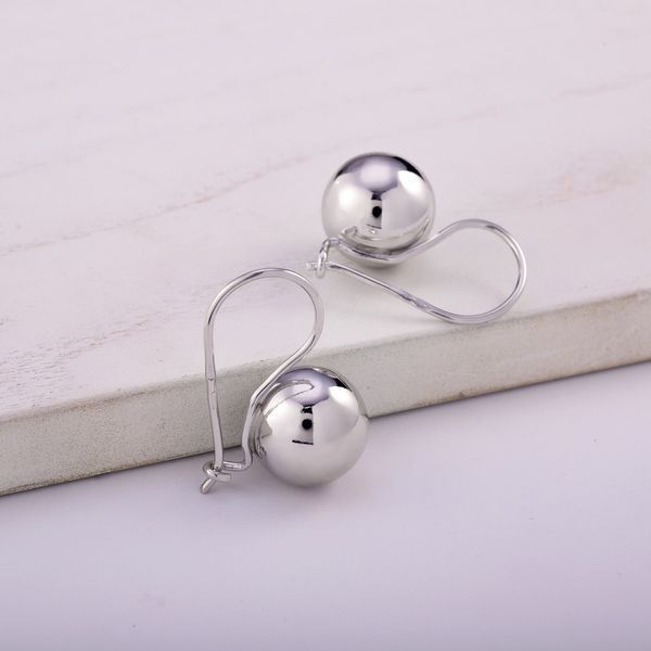 Сережки срібні Кульки Rhodium 925 5044-04SR-551s фото