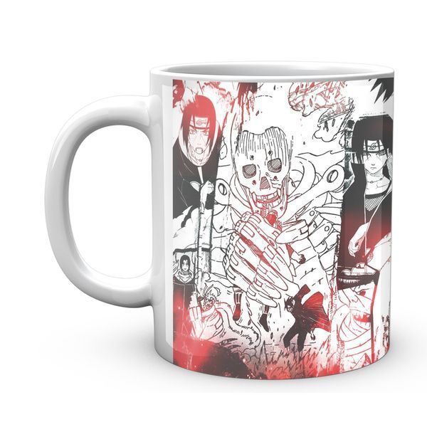 Кухоль Geek Land білий Наруто Naruto У стрибку на червоному тлі NA.02.597 NA.02.597 фото